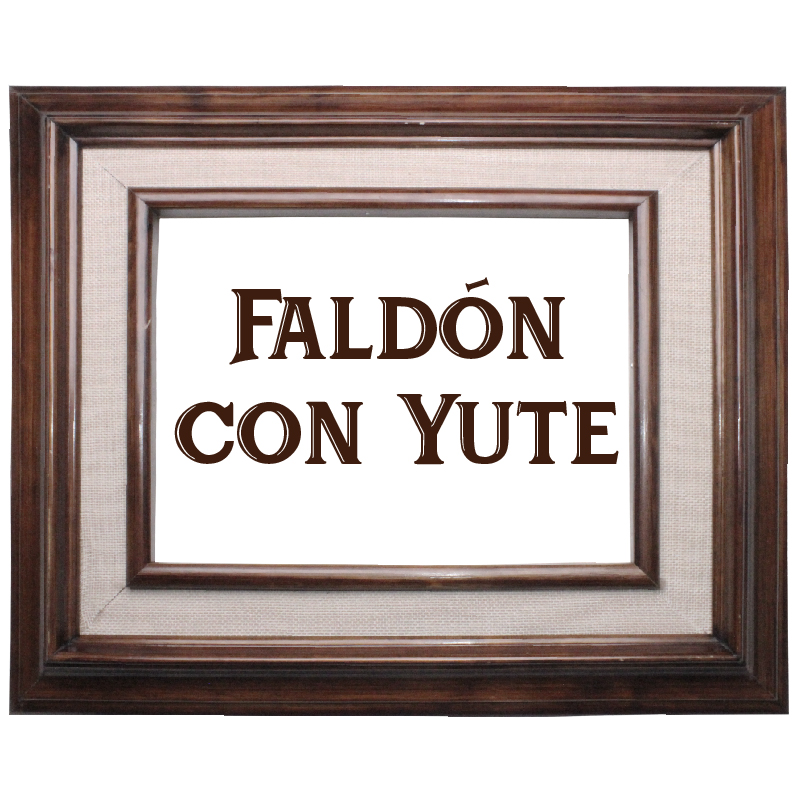 Faldón con yute