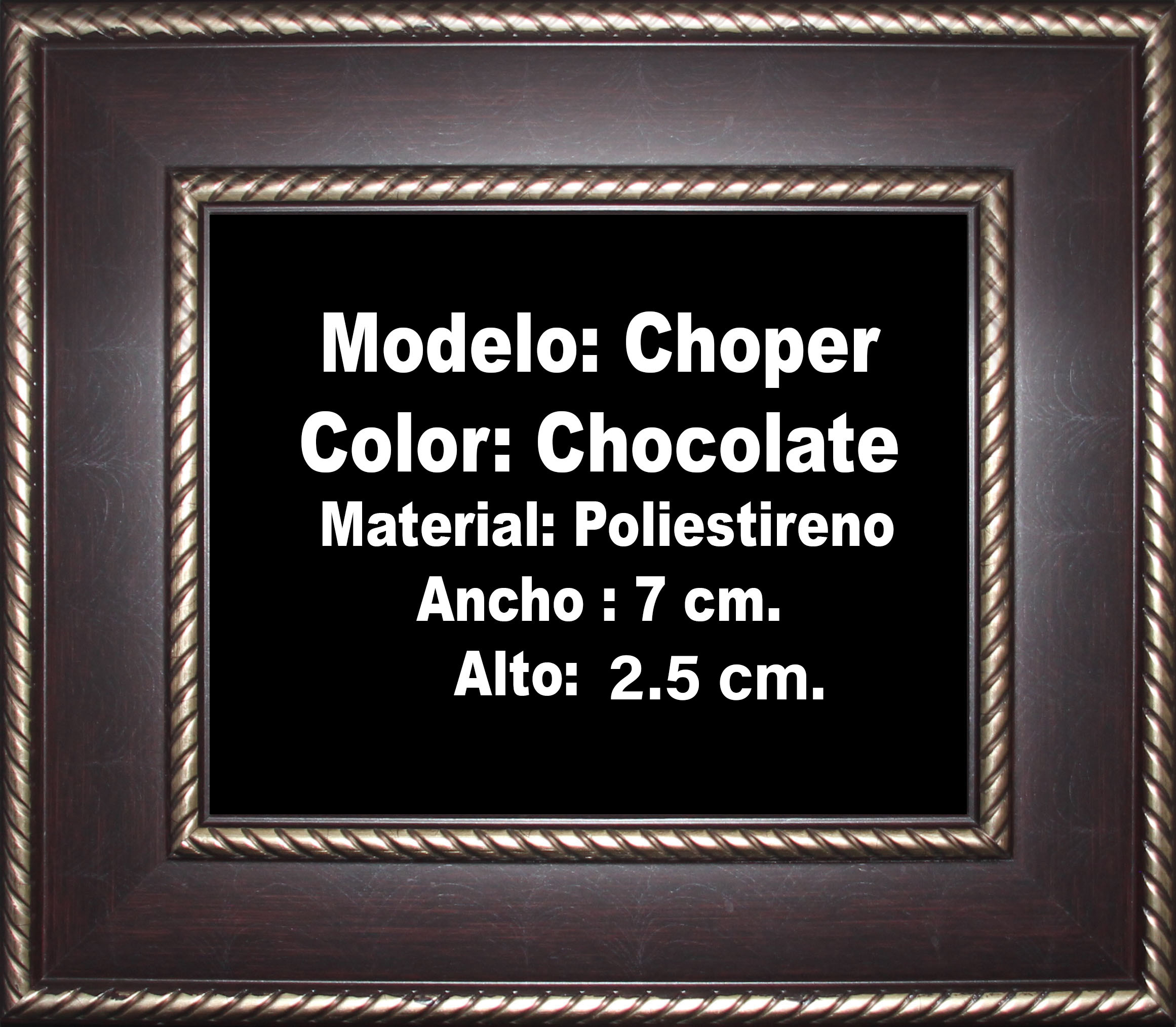 Choper/Poliestireno (7cm/2.5cm)