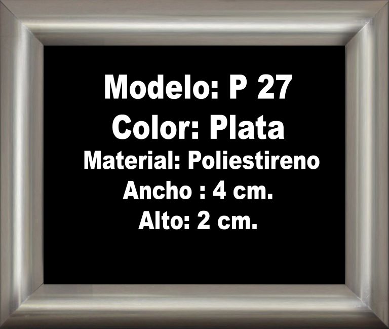 Modelo P27/Poliestireno (4cm/ 2cm)