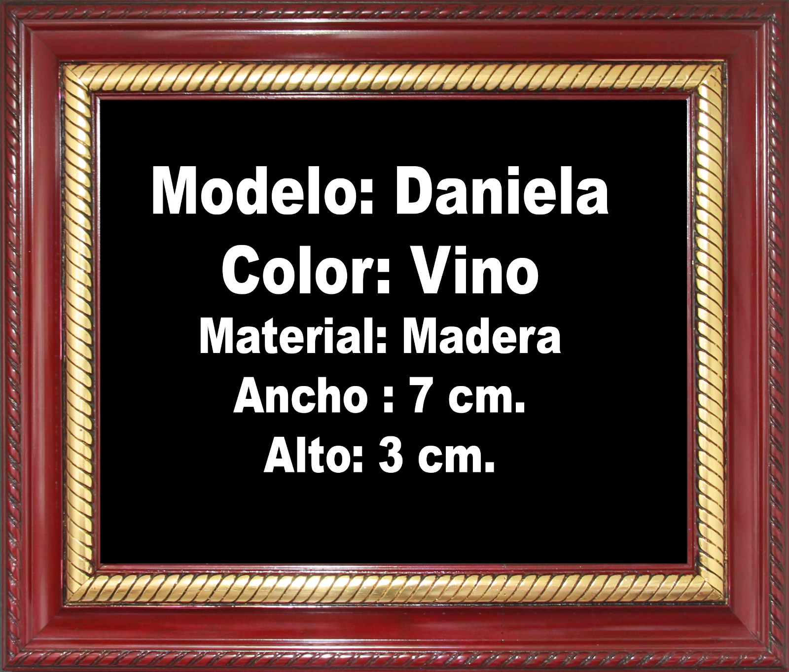 Daniela/ Madera (7cm/3cm)