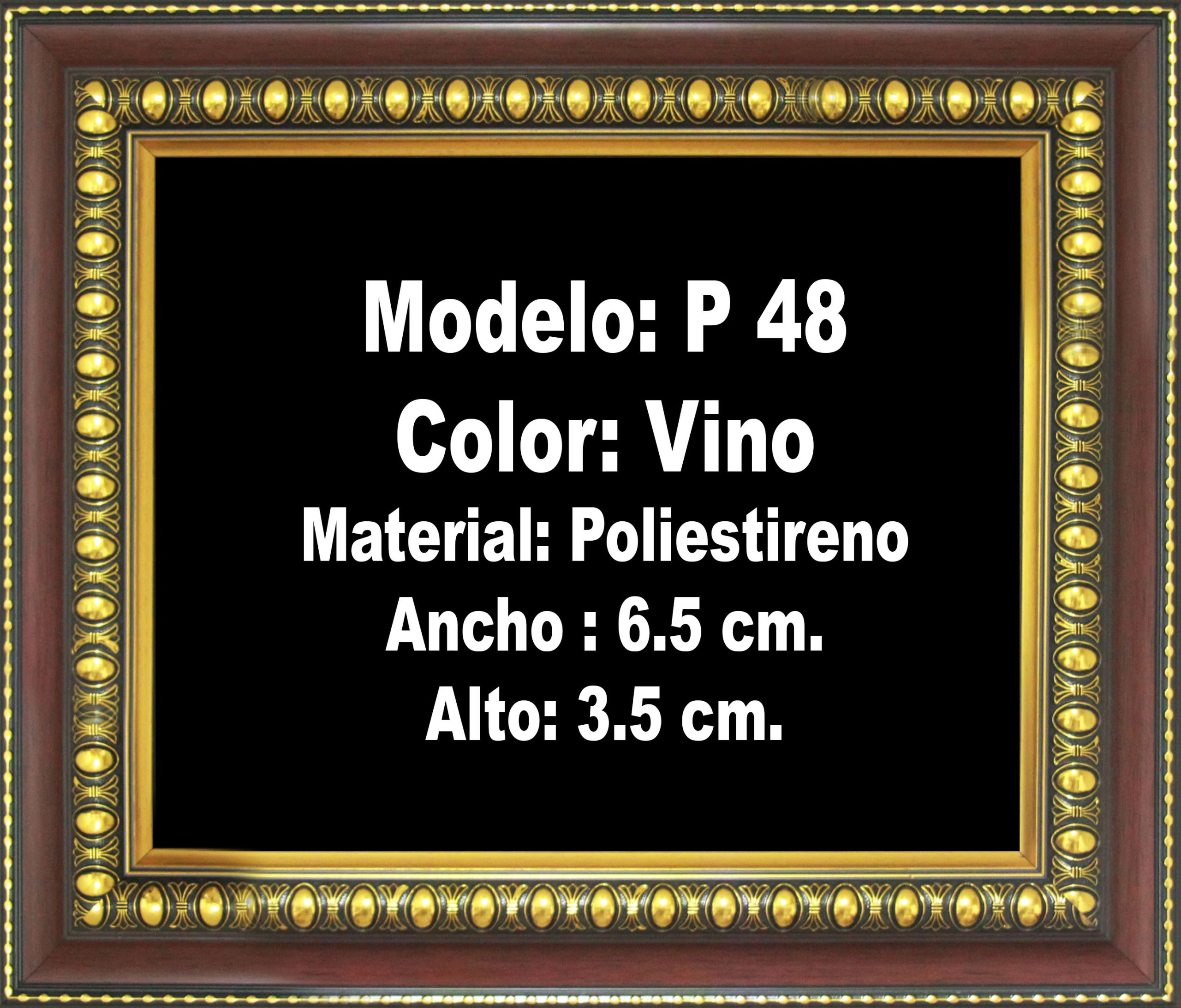 Modelo P48/Poliestireno (6.5cm/3.5cm)