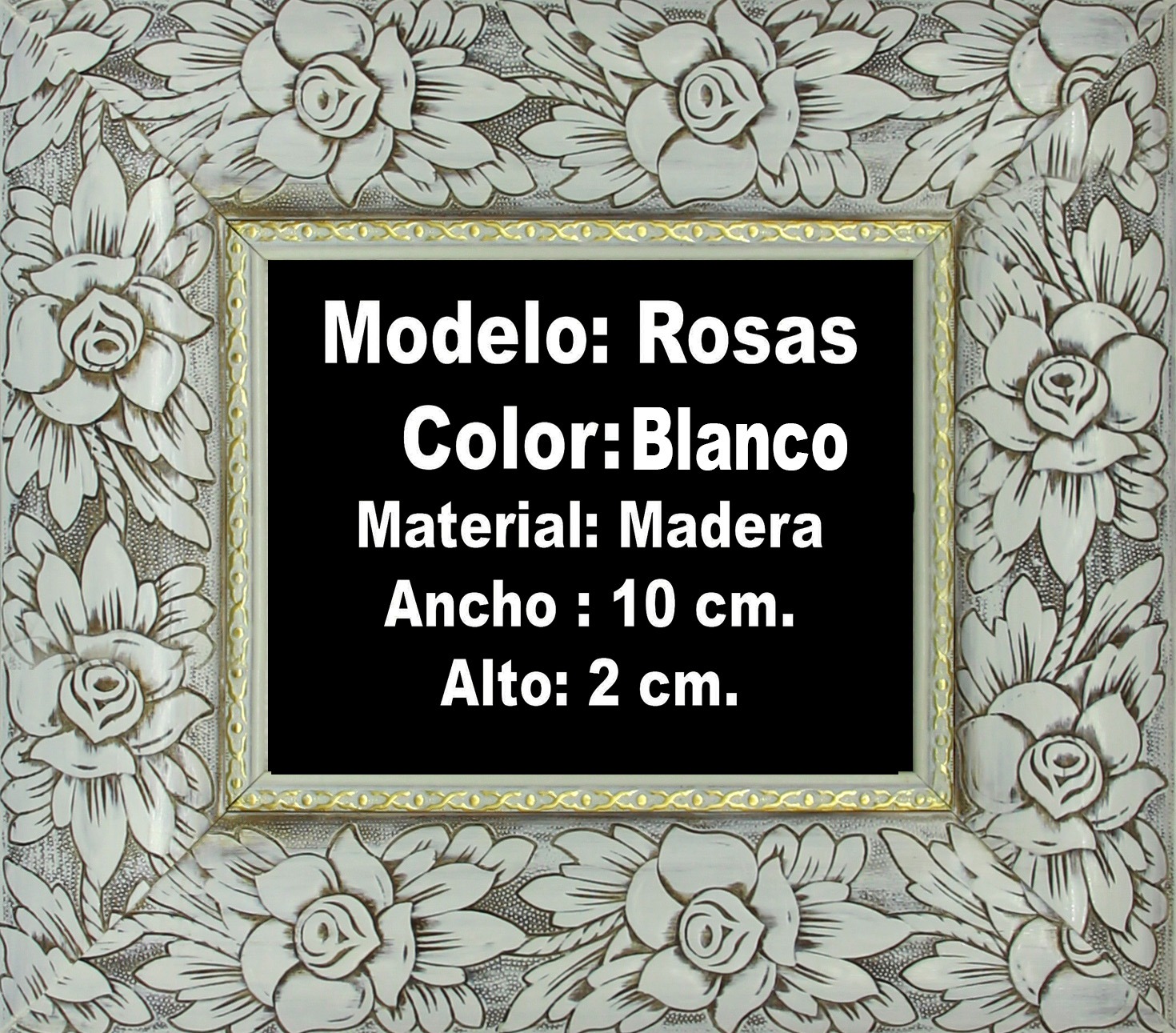 Rosas/Madera (10cm/2cm)